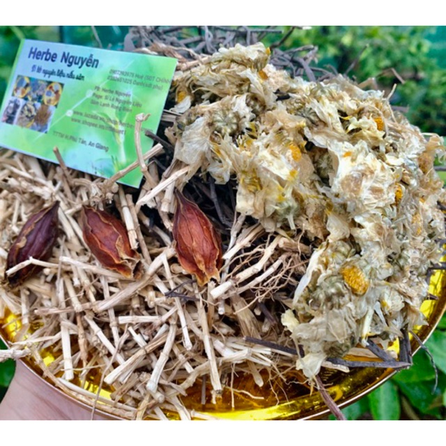 Sâm bông cúc rễ tranh1 phần nấu 10L
