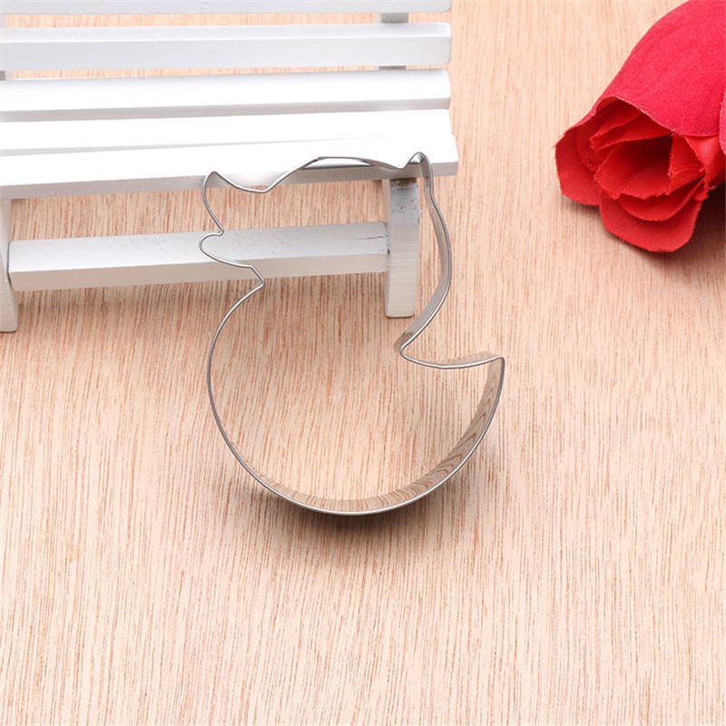 Set 2 khuôn cắt bánh quy hình chú vịt dễ thương bằng thép không gỉ