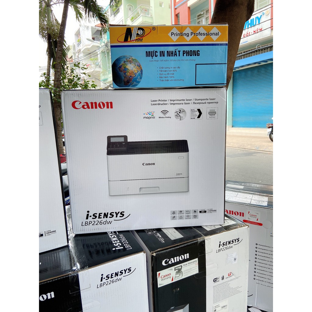 [Mã 267ELSALE1 giảm 5% đơn 3TR] Máy In Canon LBP 226DW - in 2 mặt , wifi