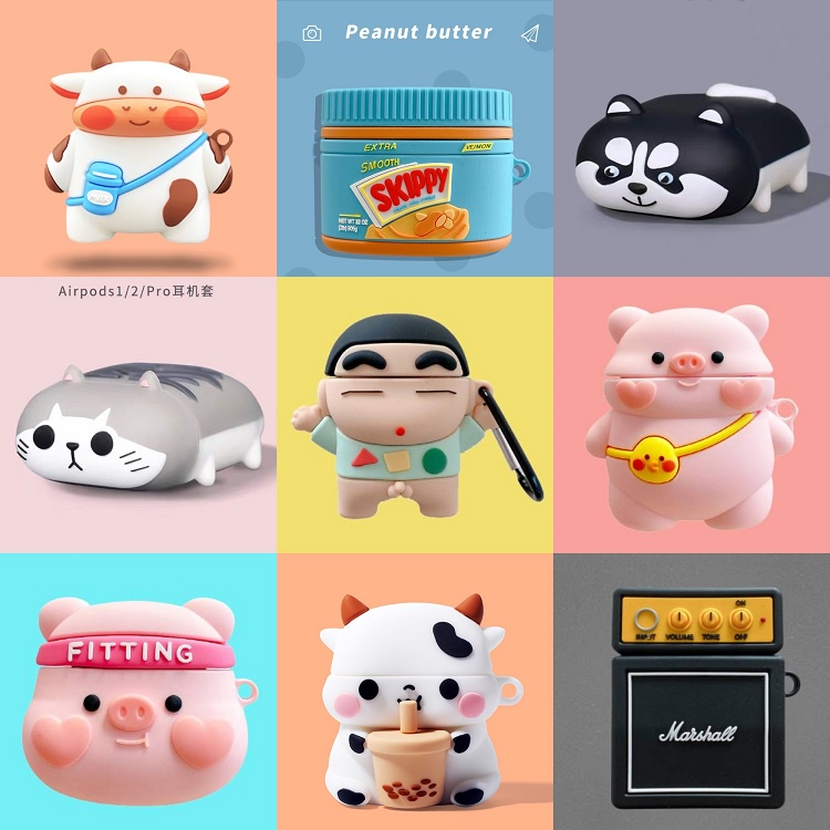 Vỏ đựng ốp CASE AIRPOD bảo vệ tai nghe không dây bluetooth airpods 1/2/3