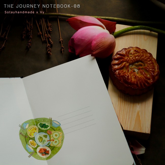 The Journey Notebook - 100gsm - Sổ tay Bullet Journal - Ruột dotgrid - STHM stationery