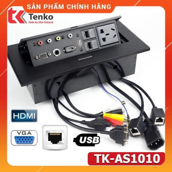 [ Chính Hãng ] Hộp Điện Âm Bàn Họp – Sơn Tĩnh Điện Cao Cấp TENKO TK-AS1010