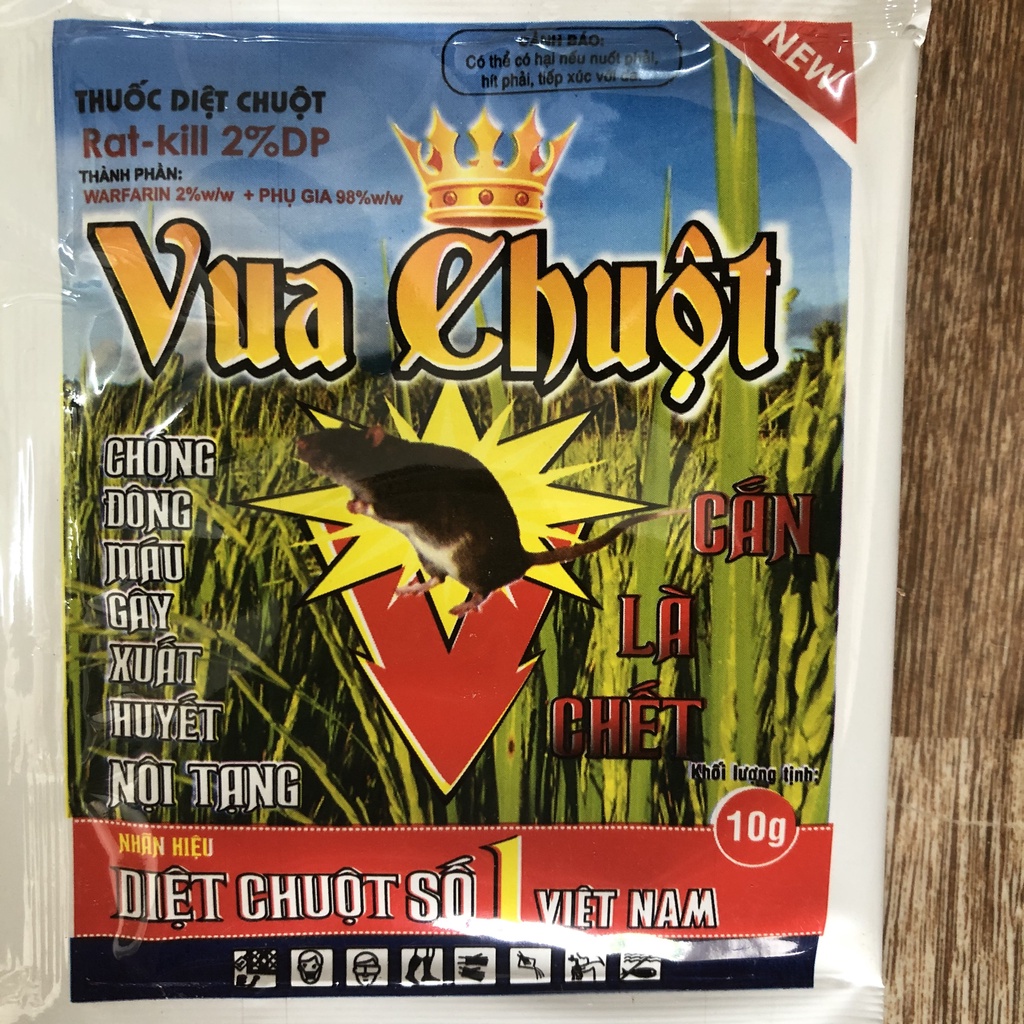Bả diệt chuột sinh học; bả trừ chuột sinh học; bả diệt chuột; bả chuột diệt chuột chống đông máu