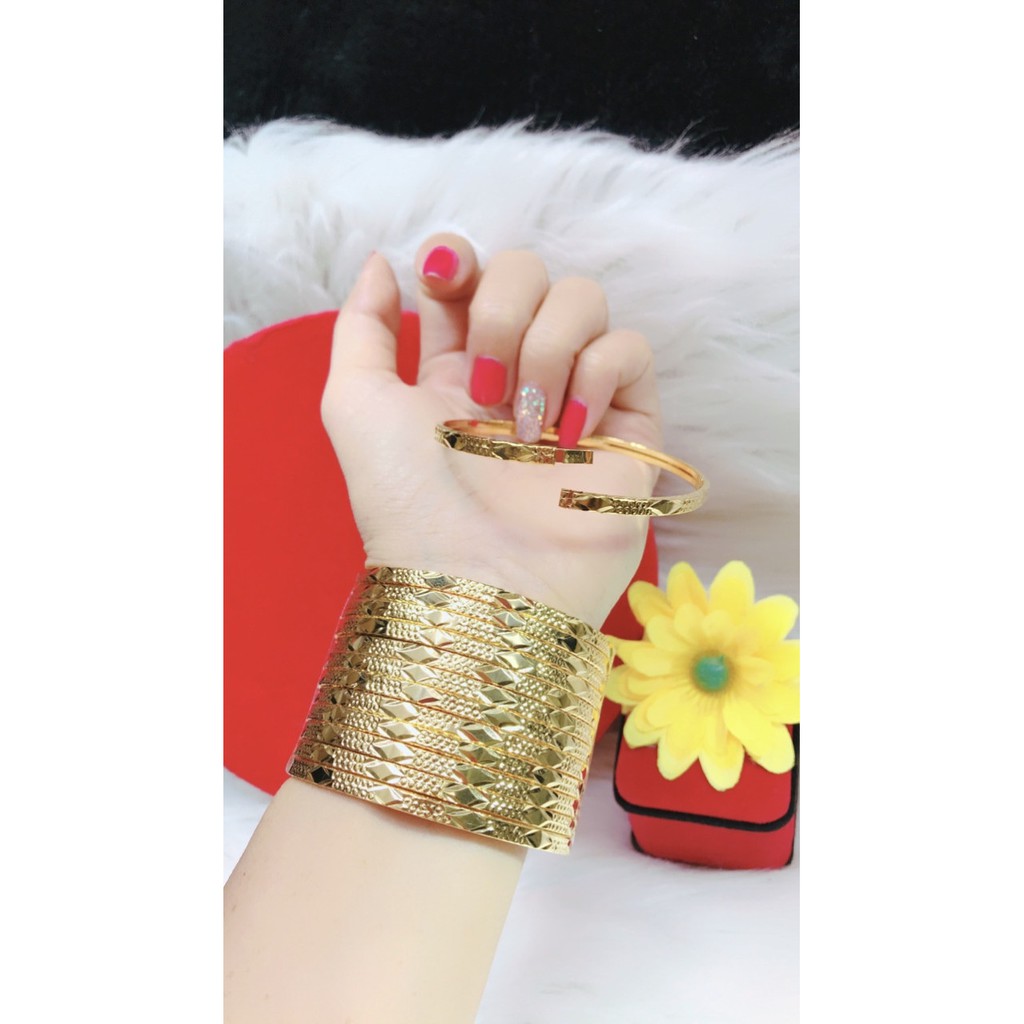 Bộ Vòng Xi Men ( Gồm 07 Chiếc) Mẫu 1512905 - Giá Cả Phải Chăng - Mang Đi Chơi, Đi Tiệc Đều Đẹp