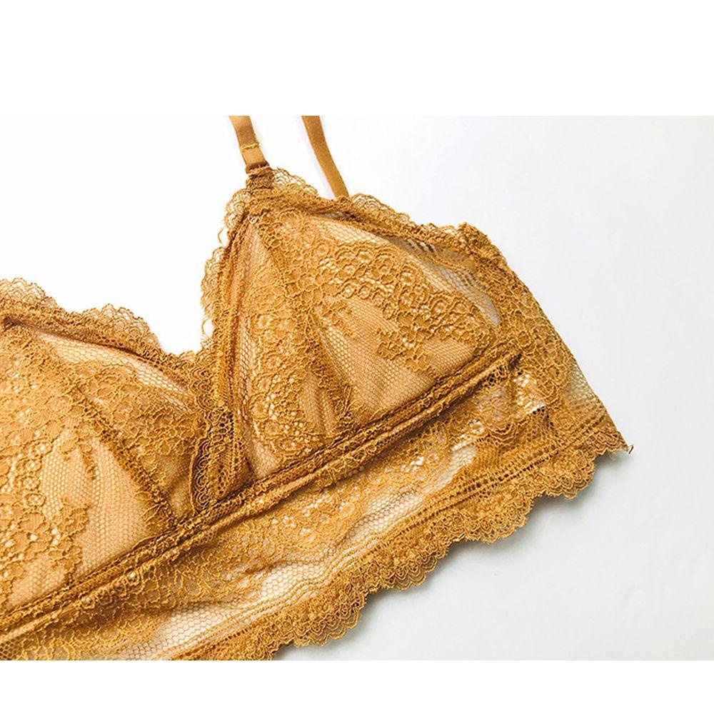 OSIER1 Áo Lót Ren Lưng Thấp Thoáng Khí Gợi Cảm