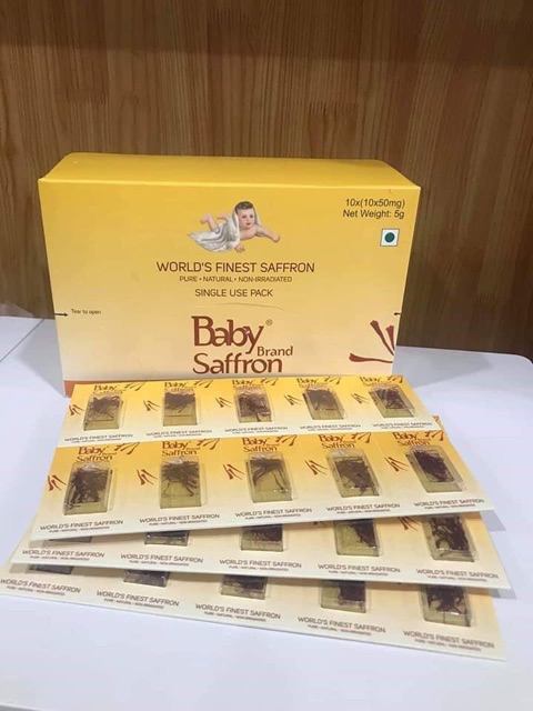 HỘP 50MG NHUỴ HOA NGHỆ TÂY TỐT NHẤT ẤN ĐỘ BABY SAFFRON | BigBuy360 - bigbuy360.vn