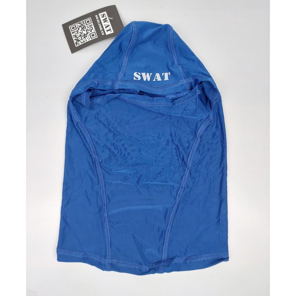 KHĂN TRÙM ĐẦU KIỂU NINJA Swat 3 in 1 Chất liệu vải siêu mềm mịn Co giãn Chống nắng Chống bụi Thương hiệu SWAT Cao cấp