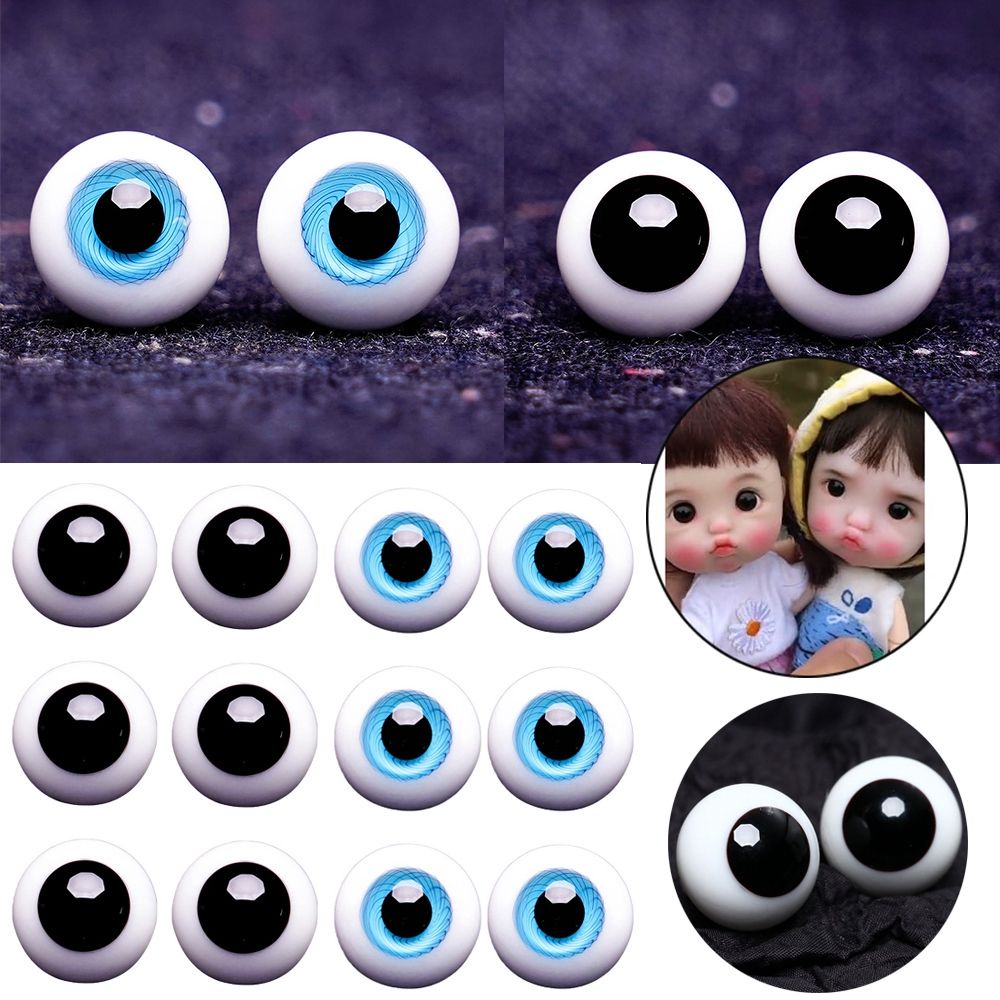 Đôi mắt thủy tinh 6mm / 8mm / 10mm / 12mm / 14mm chuyên dụng cho búp bê bjd
