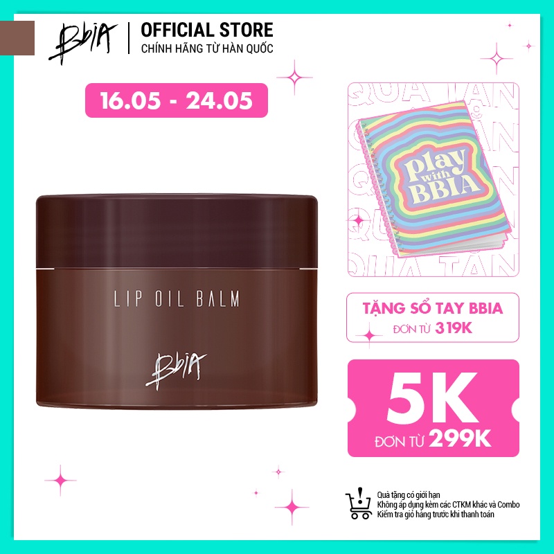 Son Dưỡng Dạng Sáp Bbia Lip Oil Balm 10g Bbia Official Store