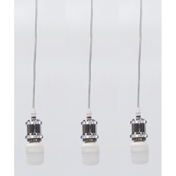 Bộ 3 dây đèn thả cổ điển bóng đèn led búp trụ trang trí 5w