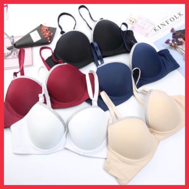 Áo nâng ngực No's Bra Thái Lan mouse cotton viền 8611 | Nội Y Siêu Sỉ
