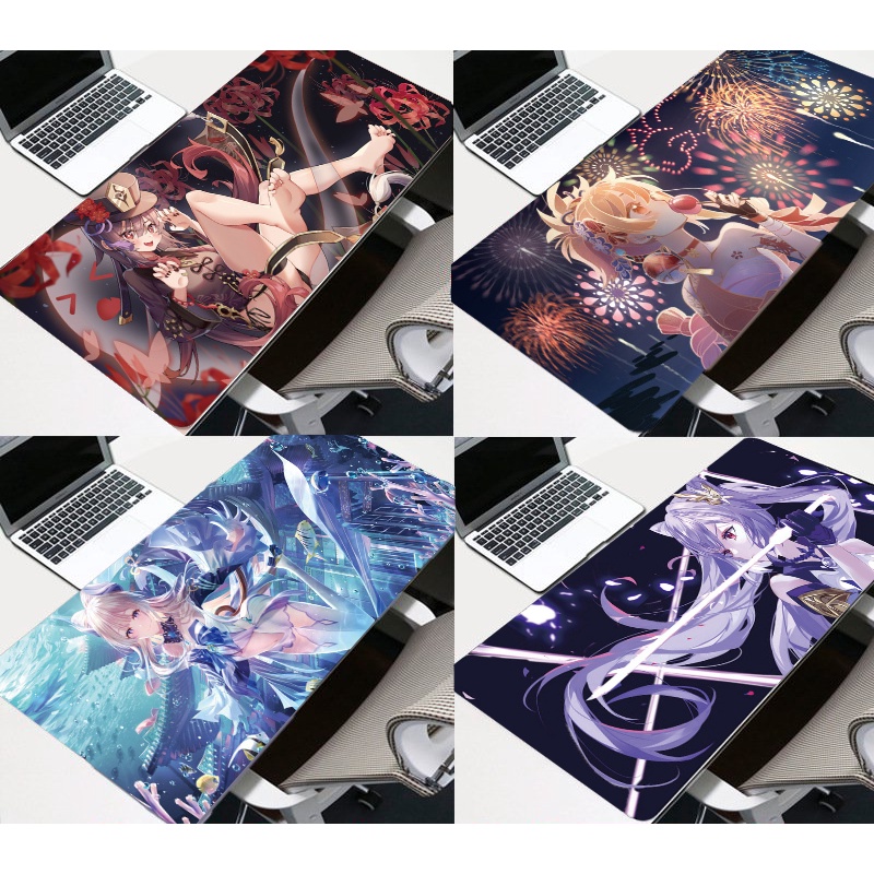 Lót chuột genshin impact cỡ lớn 80x30 chuyên game chống trơn trượt siêu bền siêu rẻ