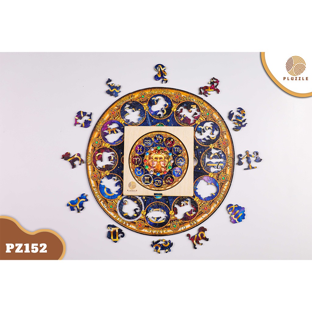 Puzzle Bộ Xếp Hình Gỗ 12 Cung Hoàng Đạo bởi PLUZZLE – Cung Song Tử – PZ152