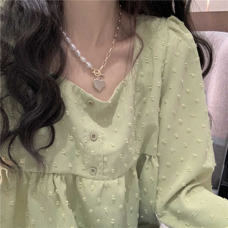 Áo kiểu BH form rộng phong cách Hàn Quốc đơn giản cho nữ