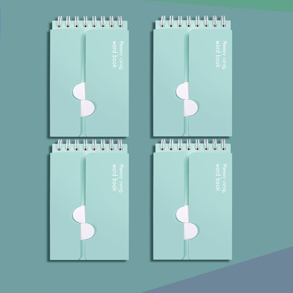 Set 4 sổ ghi chú họa tiết hoạt hình dễ thương sáng tạo tiện dụng cho học sinh
