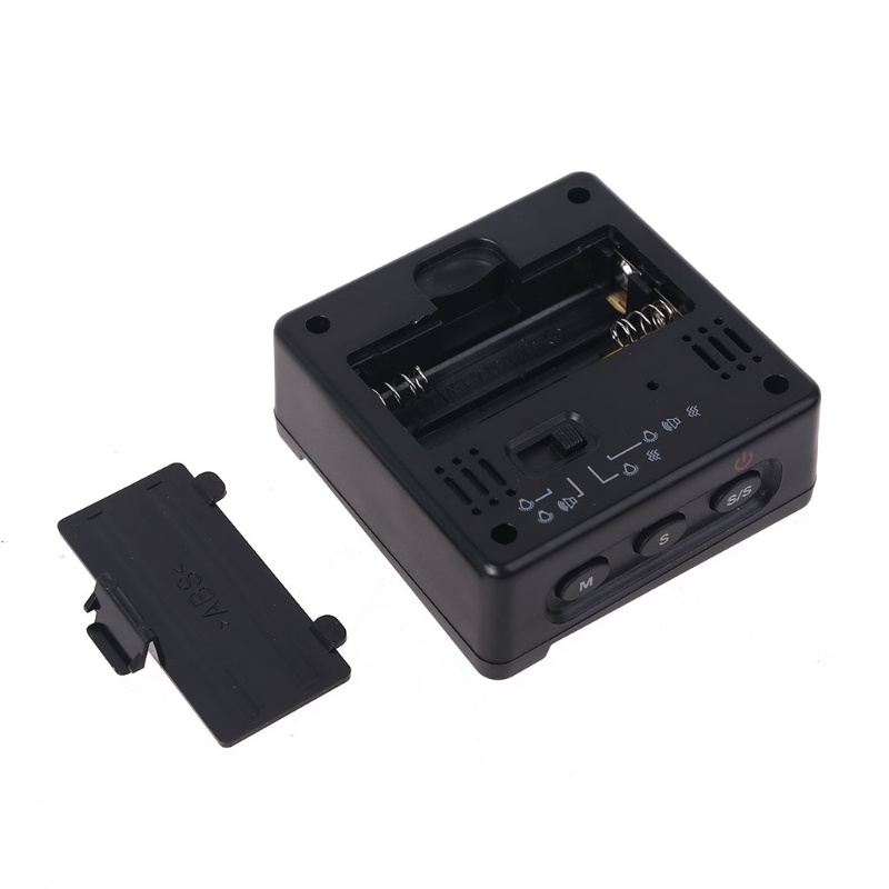 Đồng Hồ Báo Thức Nắp Lật Bốn Mặt Hình Vuông DIY