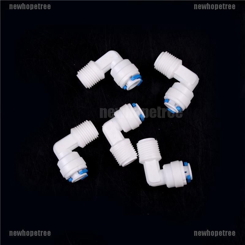 5 đầu nối ống lọc nước 1 / 4 &quot; X1 / 4 &quot; cho hệ thống lọc nước