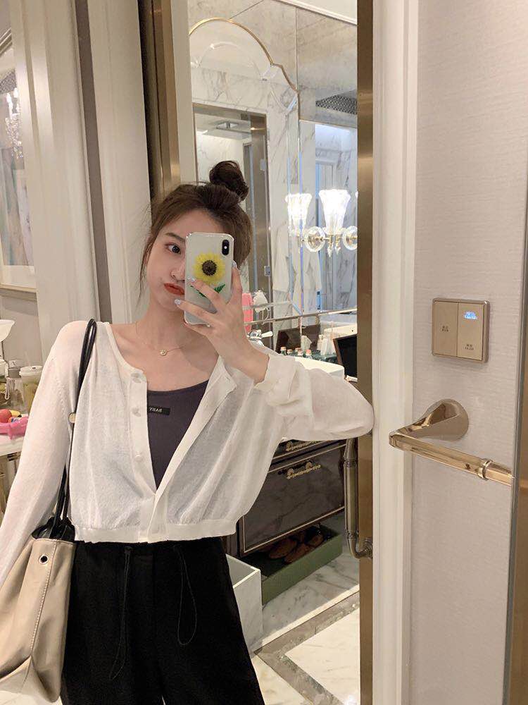 Áo Khoác Cardigan Tay Dài Màu Trơn Thời Trang Cho Nữ | BigBuy360 - bigbuy360.vn