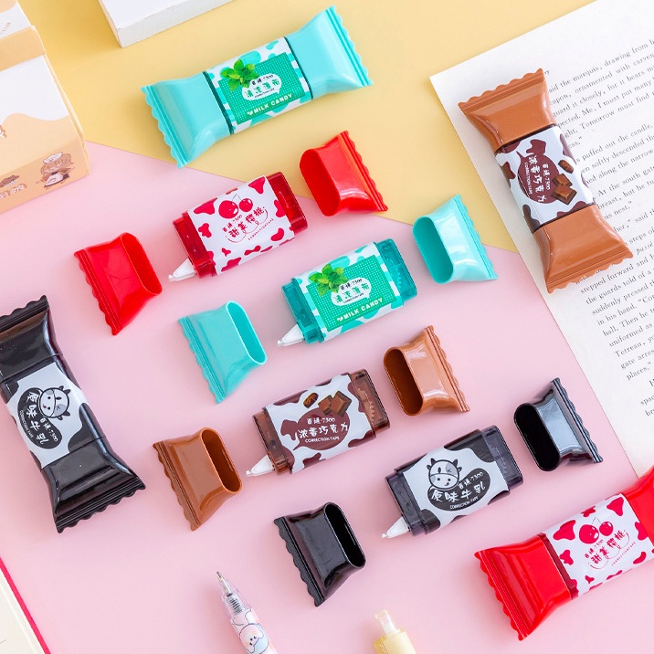 Bút Xóa Kéo Tạo Hình Kẹo Dễ Thương