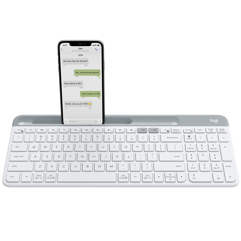 Bàn phím không dây bluetooth Logitech K580 Slim Multi device - Chính Hãng Phân Phối