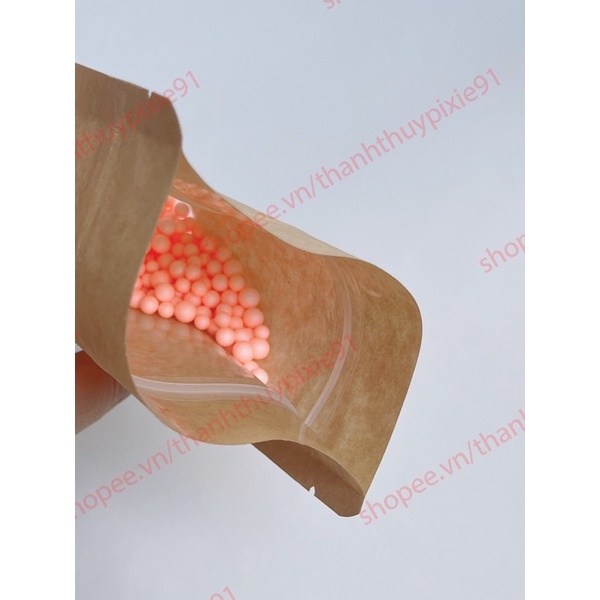 1KG Túi giấy cửa sổ đáy đứng - túi giấy đựng thực phẩm  - Túi zip đựng bánh kẹo