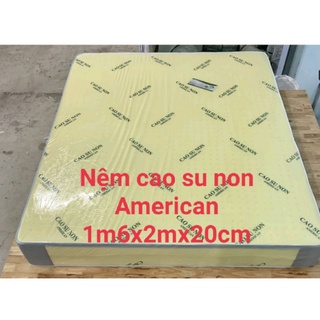 ( Tặng 1gối nằm gòn) Nệm Cao Su Non American Dày 20cm (foam tổng hợp ).