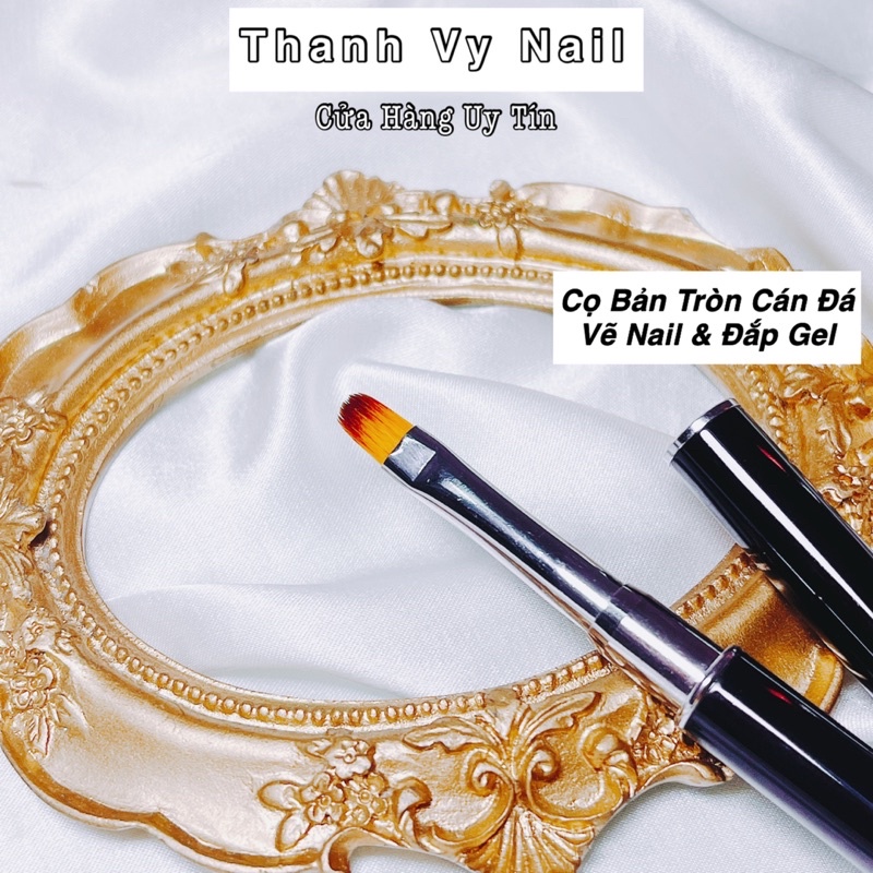 Cọ Đắp Gel, Cọ Vẽ Bản Tròn Nail [Thanh Vy Nail]