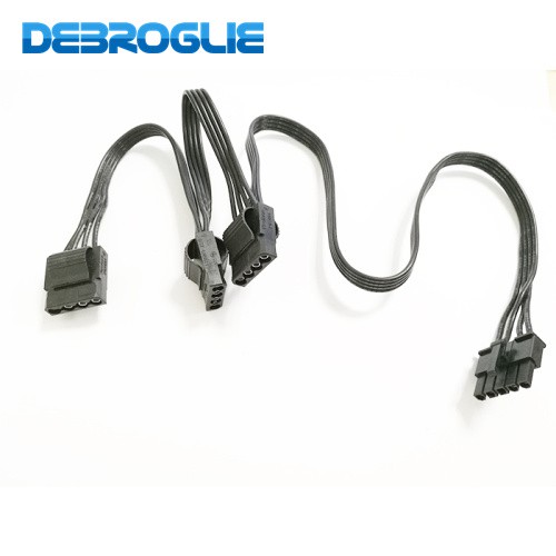 Dây Cáp Nguồn 4pin Cho Mùa Hè Của Dòng 5pin / 6pin Pci-e Sang 3 Ide Molex