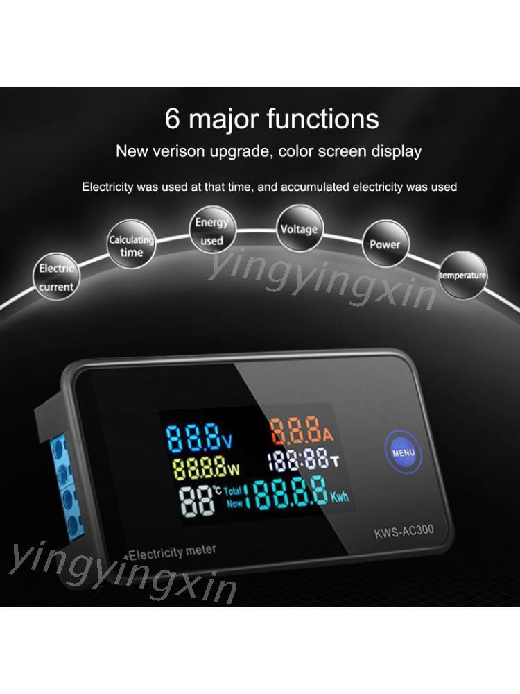 Thiết Bị Đo Công Suất Dòng Điện Ac 50-300v 0-100a