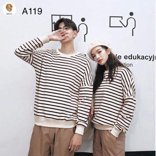 áo đôi thu đông kẻ