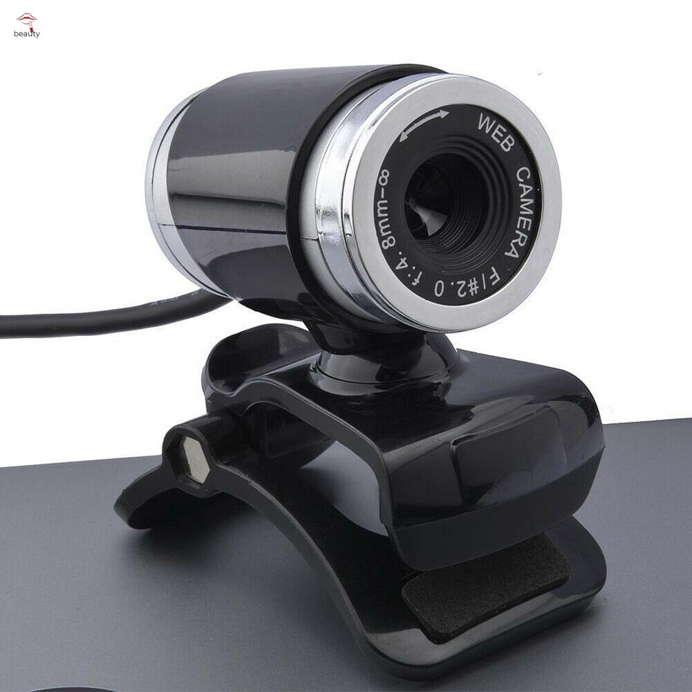 【COD】 HD Webcam Máy tính để bàn Máy tính xách tay Web Camera tích hợp Micrô xoay 360 độ cho màn hình LCD Máy tính xách tay Mới