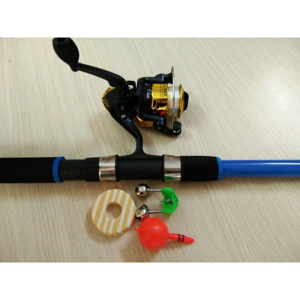 Bộ Cần Câu 2M4 Kèm Máy Và Phụ Kiện