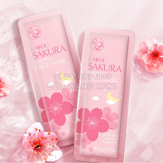 Mặt Nạ Ngủ Hoa Anh Đào Laikou Sakura Sleeping Face Mask