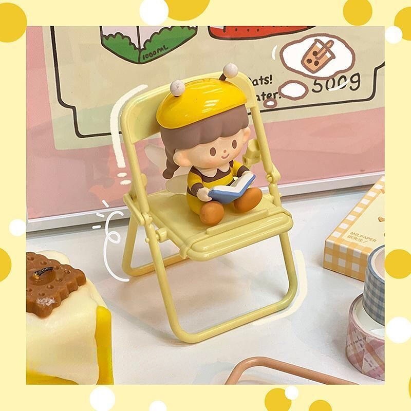 Giá Đỡ Điện Thoại Có Thể Gấp Gọn Hình Bánh Macaron Đáng Yêu