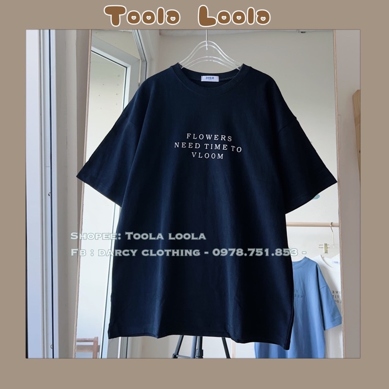 Áo Thun Cotton  khô  3158 Gía Rẻ 𝑭𝑹𝑬𝑬𝑺𝑯𝑰𝑷 Áo Phông In Chữ Phom Rộng -  Hình Thật -  Clip Shop Quay