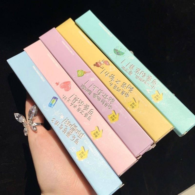 [Hàng mới về] Bút chì kẻ lông mày tạo khối XIXI đầu mảnh 5 màu sắc tùy chọn chống thấm nước không bị nhòe