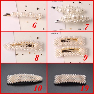 [Kẹp tóc,cặp tóc đính đá, ngọc nhân tạo Hàn Quốc (20 mẫu)