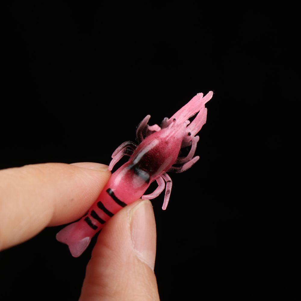 MYRONGVN Bộ 10 Mồi Câu Cá Silicone Hình Con Sâu Phát Sáng