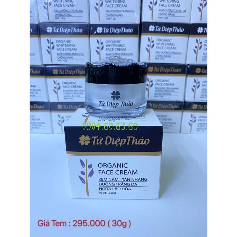 Kem Nám Tàn Nhang Dưỡng Trắng Da Ngừa Lão Hoá 30g TỨ DIỆP THẢO