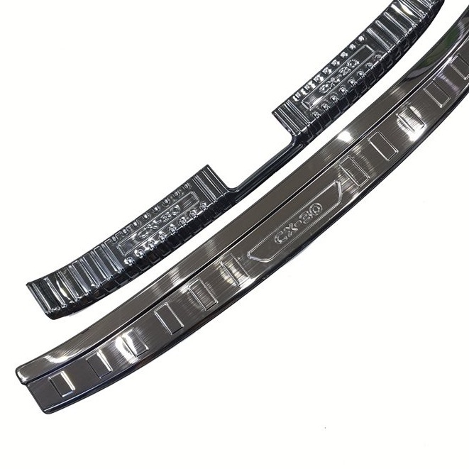 Ốp chống trầy cốp trong, ngoài xe Mazda CX30, CX3 2020 - 2023 titan cao cấp