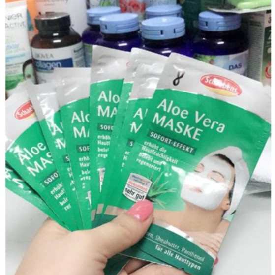 Mặt nạ dưỡng trắng và ngừa mụn Schaebens Đức 10ml - Hàng nội địa Bill Đức