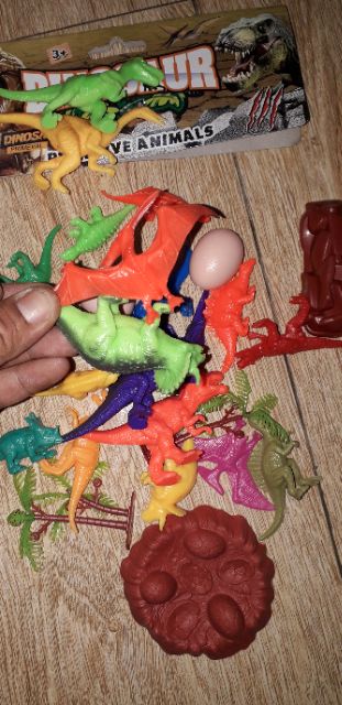 Sét Khu vườn Khủng Long có 20 con và các phụ kiện bằng nhựa