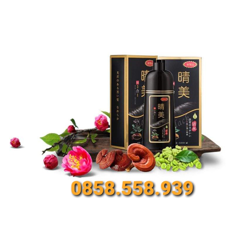 💥💧[SIÊU HOT]💥💧 Dầu Gội Đầu Phủ Bạc Tóc KOMI Nhật Bản Màu Đen [CHÍNH HÃNG]💥💧