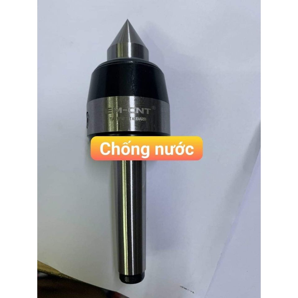 Chống Tâm xoay, tu quay Máy Tiện EM-CNT Thép Gió - Quay Đầu - Chống Nước