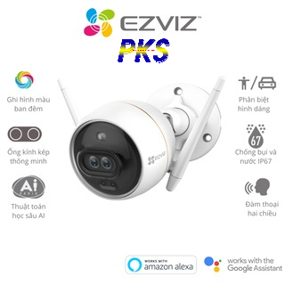 Camera IP WIFI chống nước cao cấp EZVIZ C3X CS-CV310 2.0Mpx, ghi hình màu ban đêm, tích hợp AI - Hàng chính hãng