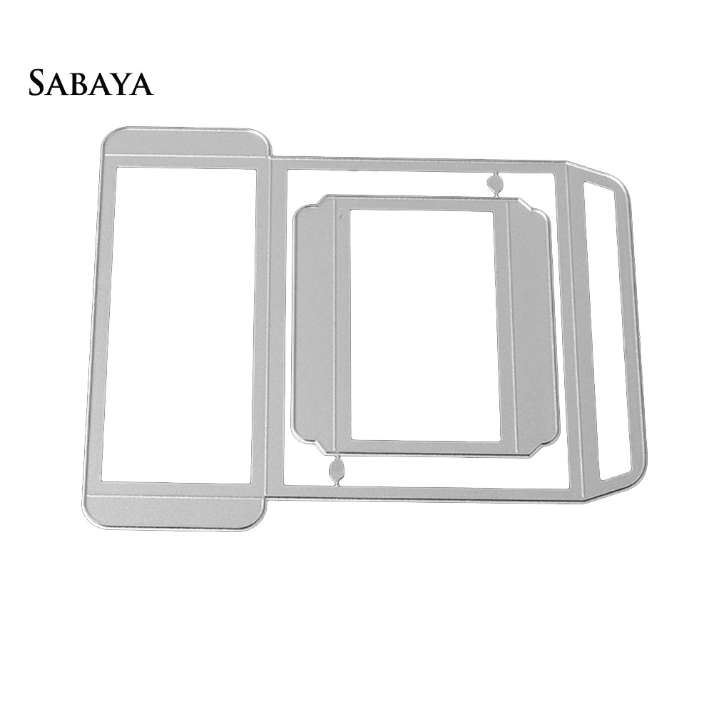 Khuôn Cắt Giấy Kim Loại Hình Hộp Quà Xinh Xắn