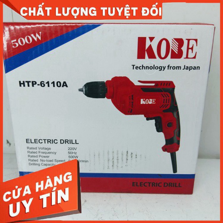 MÁY KHOAN ĐIỆN CẦM TAY CAO CẤP CHÍNH HÃNG KOBE NHẬT BẢN KOBE 6110A CÔNG SUẤT 500W