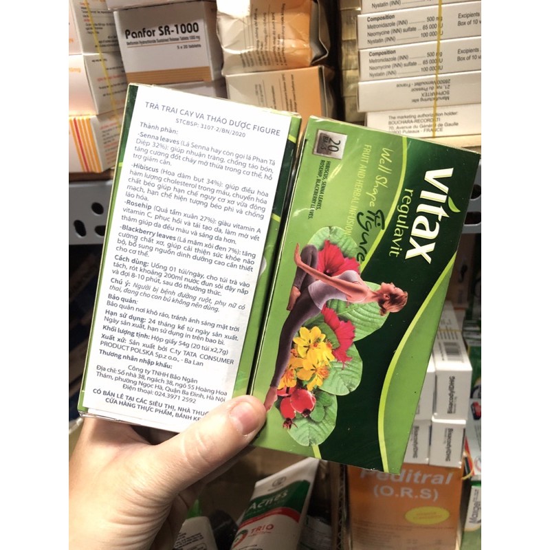 VITAX-TRÀ THẢO DƯỢC GIẢM CÂN HỘP 20 gói