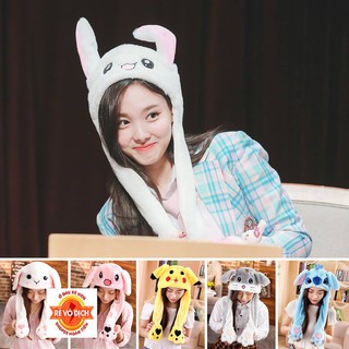 Mũ tai thỏ giật kpop mẫu mới