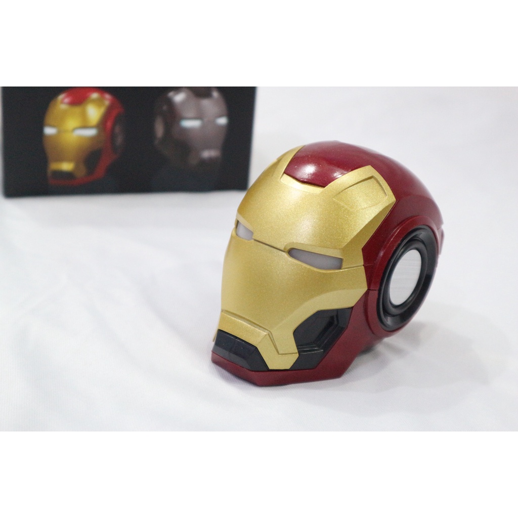 Loa Nghe Nhạc Bluetooth Iron Man Công Nghệ 5.0 Âm Thanh Vòm 6D Dùng Cho Điện Thoại Máy Tính Laptop, Loa trang trí Decor